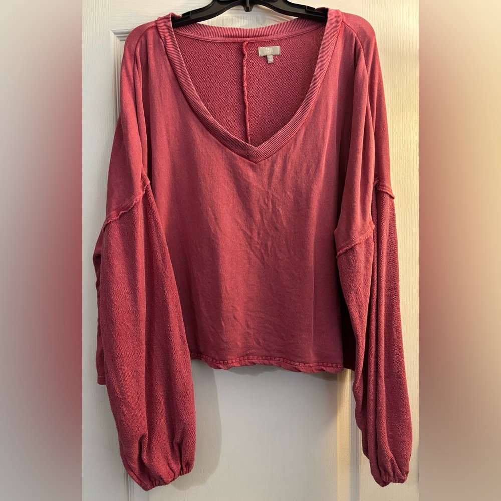 True Craft V Neck Sweatshirt, Sz XL, EUC